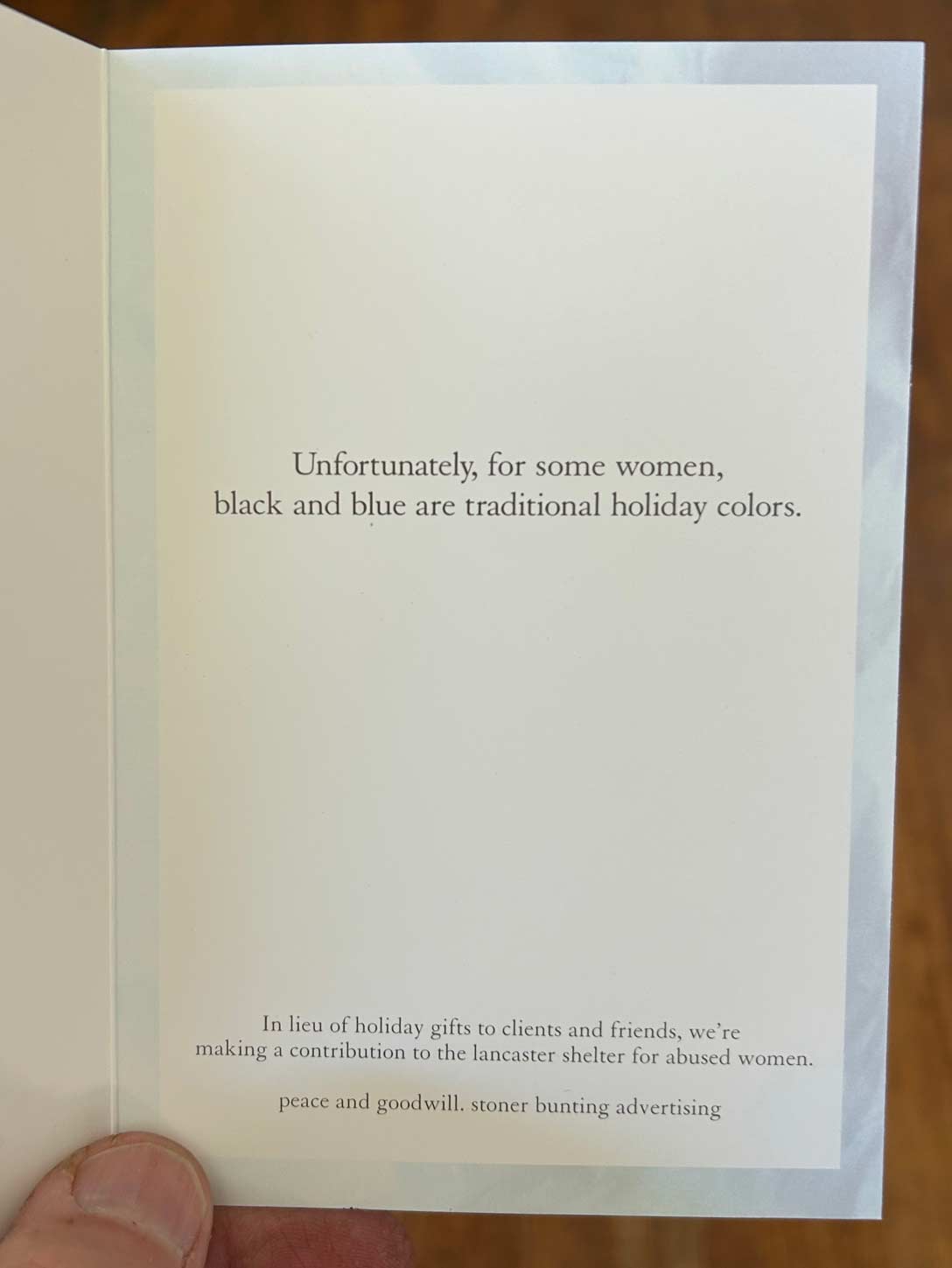 Agency Holiday Card